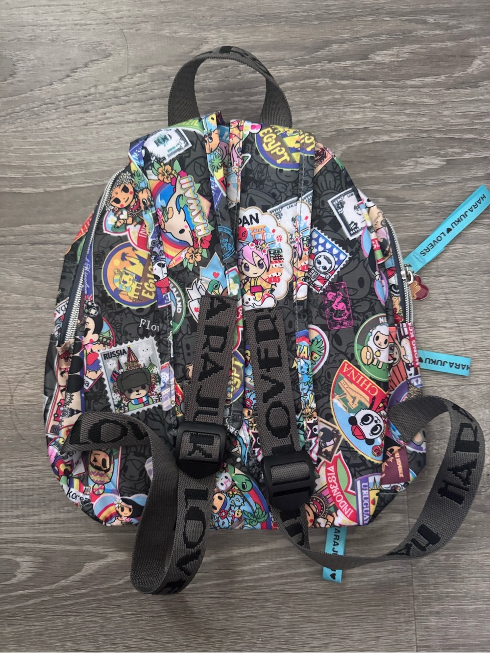 Harajuku Mini Backpack - Multicolor - Picture 3 of 4